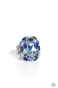 Paparazzi ♥ Perfectly Park Avenue - Blue ♥ Ring