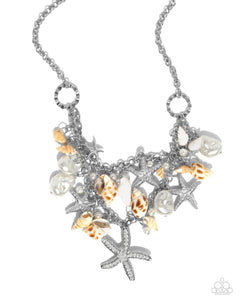 Seashell Shanty - White Necklace - Paparazzi Accessories