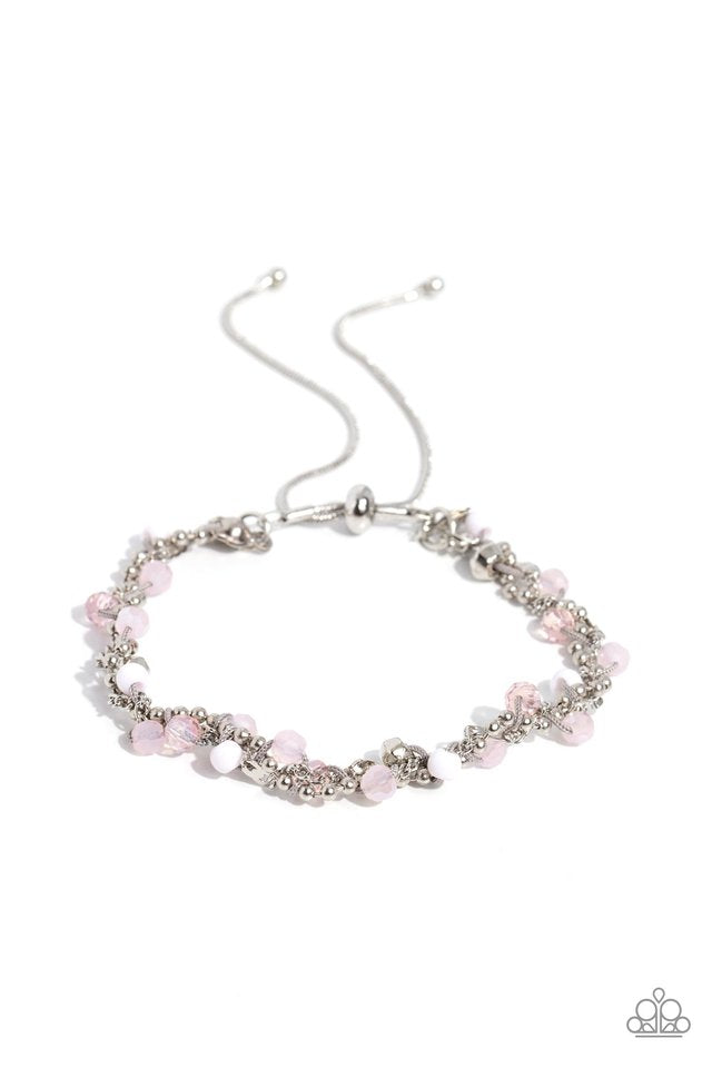 Show-Stopping Sass - Pink bracelet -Paparazzi Accessories
