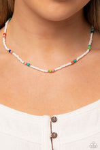 Load image into Gallery viewer, Tis the SEA-SUN - White Paparazzi Choker
