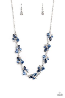 Swimming in Sparkles - Blue Paparazzi Necklace