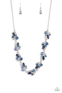 Swimming in Sparkles - Blue Paparazzi Necklace