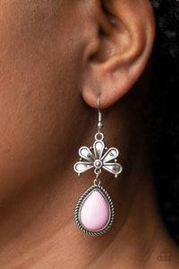 Brightly Blooming - Pink earrings