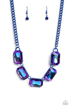 Load image into Gallery viewer, Emerald City Couture - Blue Life of the Party Paparazzi necklace
