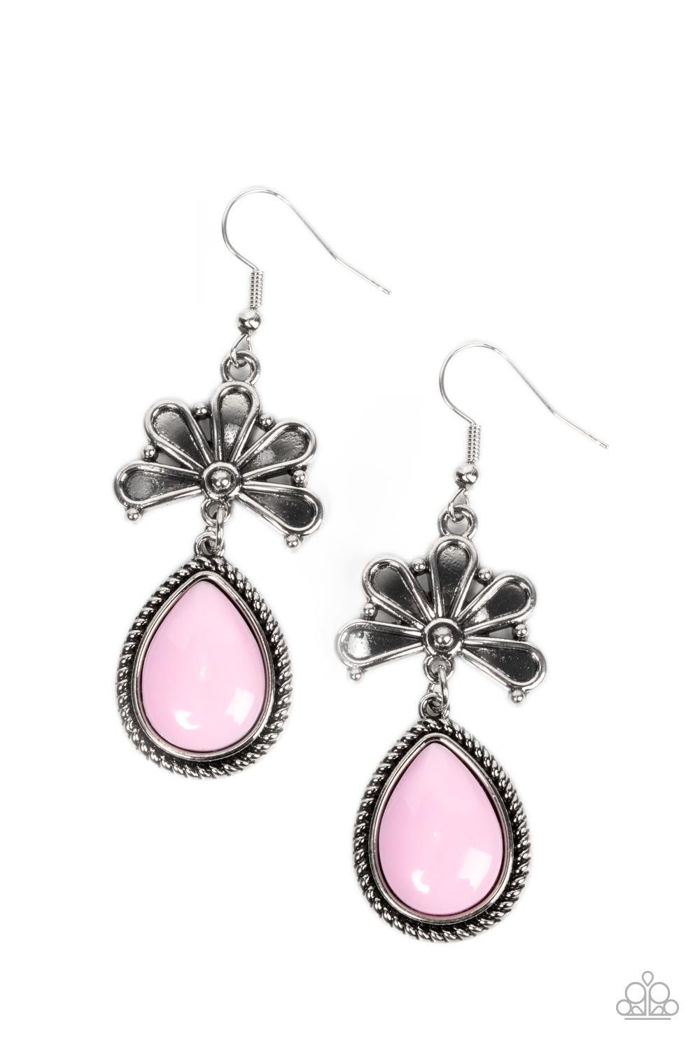 Brightly Blooming - Pink earrings