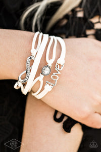 Infinitely Irresistible - White Bracelet - Exclusive - Sharon's Southern Bling