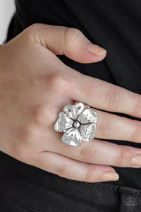 Tropical Gardens - Silver Paparazzi Ring - Sharon’s Southern Bling 