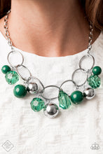 Load image into Gallery viewer, Cosmic Getaway - Green September 2020 Fashion Fix Necklace - Sharon’s Southern Bling 