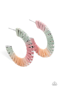 A Chance of RAINBOWS - Multi Paparazzi Accessories Hoops - Sharon’s Southern Bling 