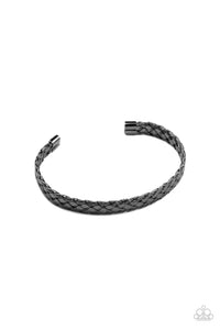 Cable Couture - Men's Black cuff - Sharon’s Southern Bling 