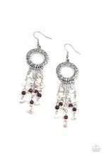 Load image into Gallery viewer, Primal Prestige - White Paparazzi Accessories Earrings - Sharon’s Southern Bling 