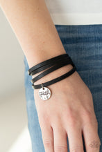 Load image into Gallery viewer, Wonderfully Worded - Black Faith Paparazzi Bracelet - Sharon’s Southern Bling 