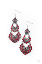 Load image into Gallery viewer, All For The GLAM - Red Earrings