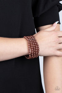 A Pearly Affair - Brown Paparazzi Bracelet - Sharon’s Southern Bling 