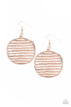 Load image into Gallery viewer, Sunrise Stunner - Rose Gold Paparazzi Earrings