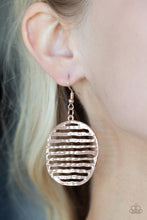 Load image into Gallery viewer, Sunrise Stunner - Rose Gold Paparazzi Earrings