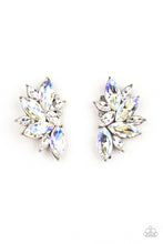 Load image into Gallery viewer, Paparazzi Instant Iridescence - White and iridescent earrings