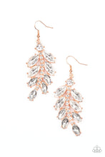 Load image into Gallery viewer, Ice Garden Gala - Copper Paparazzi Accessories earrings - Sharon’s Southern Bling 
