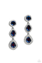 Load image into Gallery viewer, Paparazzi Prove Your ROYALTY - Blue Earrings