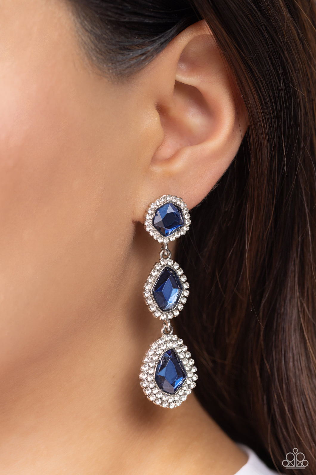 Paparazzi Prove Your ROYALTY - Blue Earrings