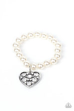Load image into Gallery viewer, Cutely Crushing - White Paparazzi Accessories  Bracelet - Sharon’s Southern Bling 