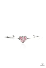 Load image into Gallery viewer, Heart of Ice - Pink Paparazzi Cuff Bracelet - Sharon’s Southern Bling 