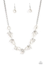 Load image into Gallery viewer, Rolling with the BRUNCHES - White Pearl Paparazzi Necklace - Sharon’s Southern Bling 