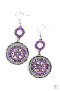 Meadow Mantra - Purple Earrings - - Sharon's Southern Bling
