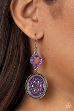 Load image into Gallery viewer, Meadow Mantra - Purple Earrings - - Sharon&#39;s Southern Bling
