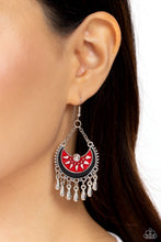 Load image into Gallery viewer, I Just Need CHIME - Red an Black Earrings