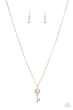 Load image into Gallery viewer, Paparazzi Accessories Prized Key Player - Copper Necklace - Sharon’s Southern Bling 