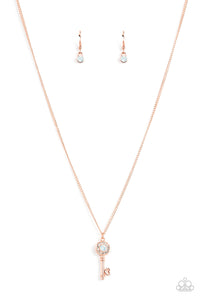 Paparazzi Accessories Prized Key Player - Copper Necklace - Sharon’s Southern Bling 