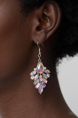 Stellar-escent Elegance - Multi Iridescent Earrings - Sharon's Southern Bling
