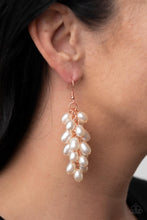 Load image into Gallery viewer, Paparazzi Pearl Posse - Copper Earrings