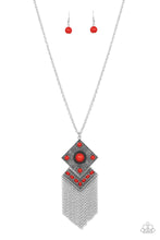 Load image into Gallery viewer, Kite Flight - Red Necklace