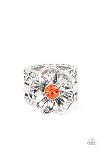 Prismatically Petunia - Orange Paparazzi Accessories Ring