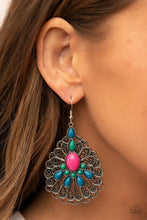Load image into Gallery viewer, Peacock Prance - Multi colored Paparazzi Earrings
