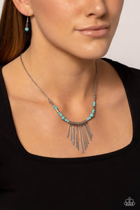 CLAWS of Nature - Blue Paparazzi Necklace