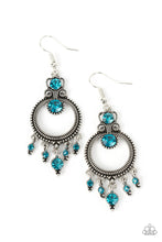 Load image into Gallery viewer, Paparazzi Palace Politics - Blue Earrings