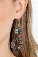 Load image into Gallery viewer, Eastern Entrada - Silver Paparazzi earrings