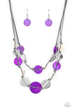Load image into Gallery viewer, Paparazzi Barefoot Beaches - Purple Necklace and Bracelet Set