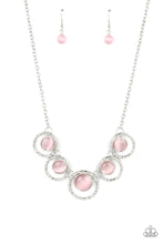 Load image into Gallery viewer, Paparazzi Elliptical Enchantment - Pink necklace