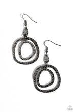 Load image into Gallery viewer, Scalding HAUTE - Black Earrings - Paparazzi Accessories