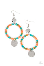 Load image into Gallery viewer, Paparazzi Cayman Catch - Orange Earrings