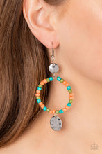 Load image into Gallery viewer, Paparazzi Cayman Catch - Orange Earrings