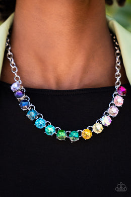 Rainbow Resplendence - Multi Colored Necklace