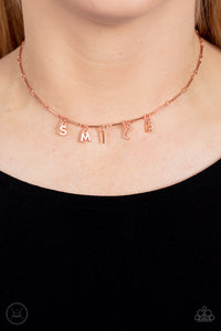 Say My Name - Copper Paparazzi Necklace
