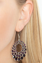 Load image into Gallery viewer, So Self-GLOW-rious - Purple Earrings