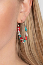 Load image into Gallery viewer, Growth Spurt - Red Paparazzi Earrings