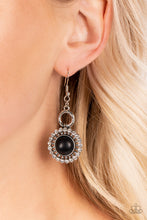 Load image into Gallery viewer, Mojave Mogul - Black Paparazzi Earrings